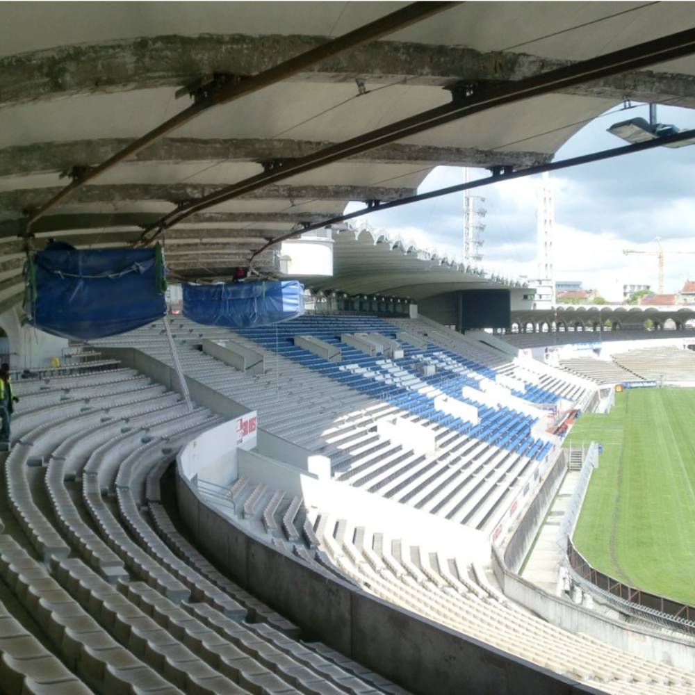 travaux de réhabilitation Stade Chaban Delmas